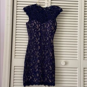 Mini Laced Cocktail Dress
